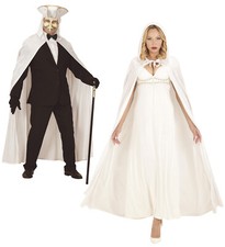 Weißer Umhang mit Kapuze 150