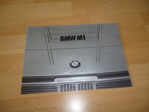 Bmw sportwagen prospekt - m1,