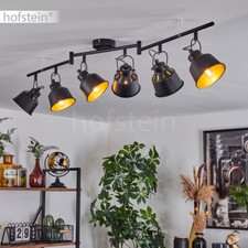 Decken Leuchte schwarz/gold