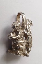 Anhänger Eichhörnchen Silber Vintage 70er pendant silver