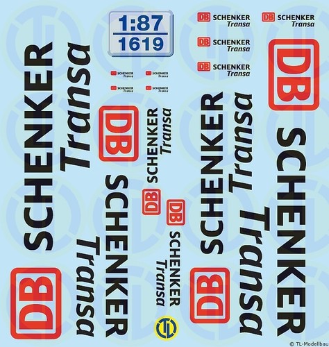 1619 decals db schenker - 1619,