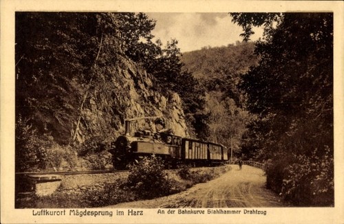 Mägdesprung harzgerode am - ak,