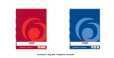herlitz Collegeblock x.book A5 80 Blatt liniert kariert Schreibblock Notizblock