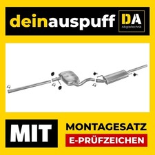 Auspuffanlage für VW Vento 1.6 1.9 Auspuff A198