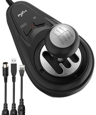 PXN A7 Schaltung, Gaming Lenkrad Schalthebel - Universal Shifter PC, 6+R Gäng...