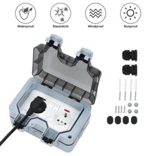 1-5er Außensteckdose Aufputz