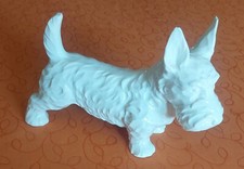 Keramik Hund: Spitz, weiß -