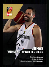 Jonas Wohlfahrt Bottermann Basketball Nationalmannschaft Original Sig + A 238322
