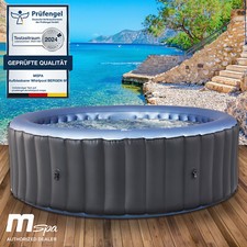 Whirlpool MSpa BERGEN 6 Personen aufblasbar Pool Wellness Massage Spa Ø204x70cm