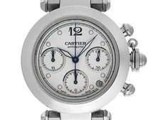 Cartier Pasha Chronograph Ref.2412 2002 Box&Beschreibung  wie Neu Vintage