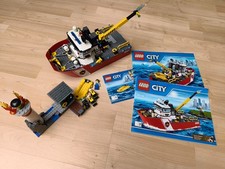 Lego City 60109 Stadtfeuerwehrboot komplett - mit Bauanleitungen guter Zustand