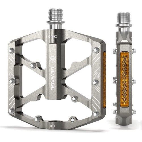 Fahrradpedale aluminium 16 - aluminium, 9/16