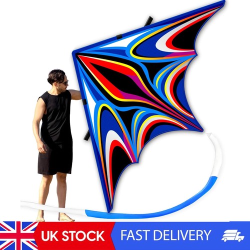 Blue delta kites - blue, für