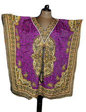 Kaftan Kimono Lila M Polyester
