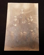 Ak; Militaria, pre WK I, Württemberg, Pickelhauben, Silbergelantineabzug;