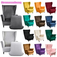 Ohrensesselbezug Bezug Stuhlhusse Elastische Sesselbezug Schonbezüge Überzug DE