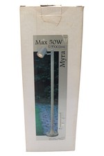 SLV Myra Außenleuchte Stehleuchte Modern Weiß Zylindrisch 100cm Garten