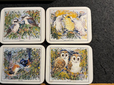 6 Glasuntersetzer aus Kork mit Bildmotiv JASON Desinger Collection