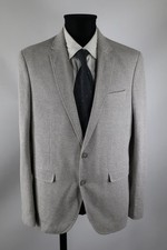 Montego blau-graues Tweed-Sakko Gr.52/L Baumwolle Polyester Top Zustand