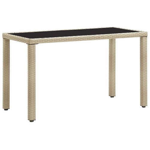 Gartentisch beige 123x60x74 - 123x60x74, cm