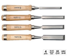 4-tlg Stechbeitel Holzmeißel