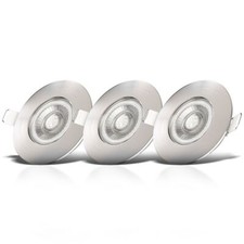 3x LED Einbaustrahler Bad