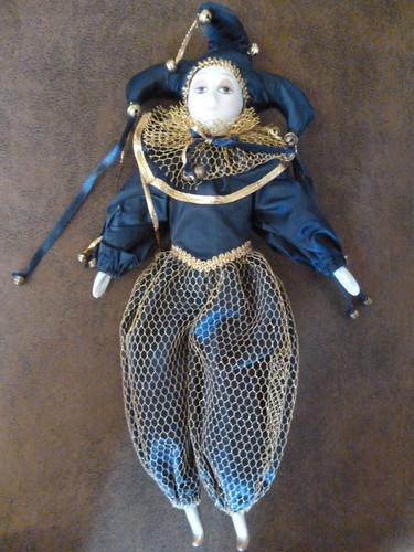 Harlekin figur puppe - figur/, puppe-