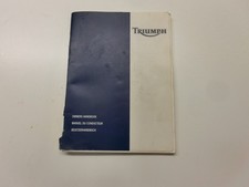 Triumph Sprint ST 955i T695 RS 99-01 Handbuch Bedienungsanleitung Fahrerhandbuch
