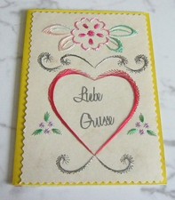 Grußkarte - Fadengrafik