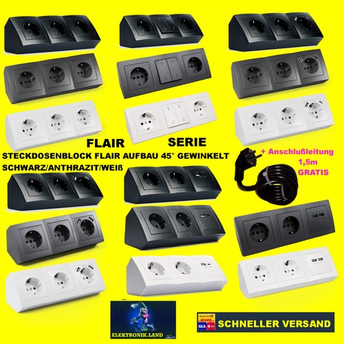Steckdosenblock flair - steckdosenblock,