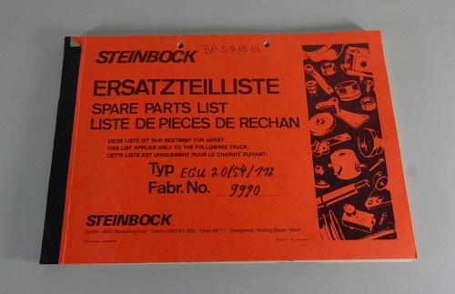 Teilekatalog steinbock boss - steinbock,