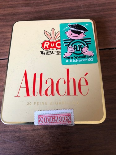 Alte blechdose zigare - blechdose,