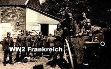 WW2 Deutsche Wehrmacht Frankreich Soldaten Kanone orig Foto aus den 1940s