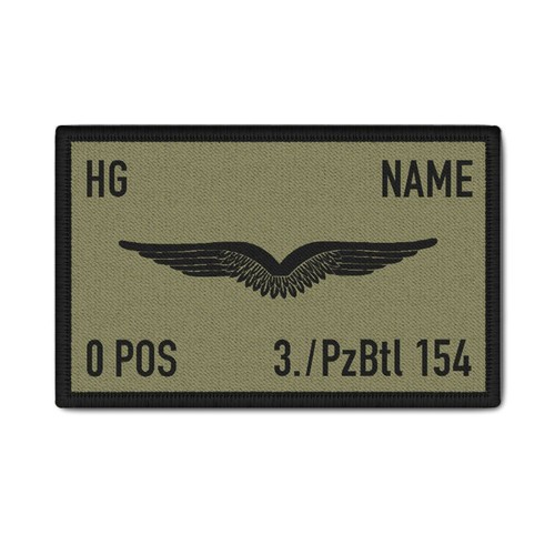 Patch luftwaffe schwinge - patch, bw
