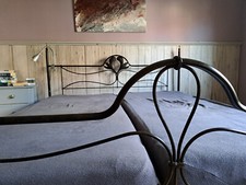 Französisches Eisenbett 180x200 ohne Sprungrahmen
