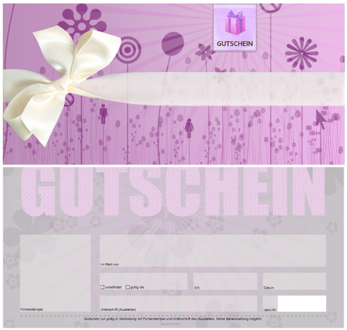 Gutscheinkarten blanko - 50, x
