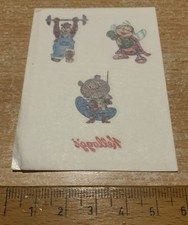 Alte Sport- Tattoos von Kellogg's von 1992