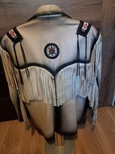 Western Lederjacke mit Fransen