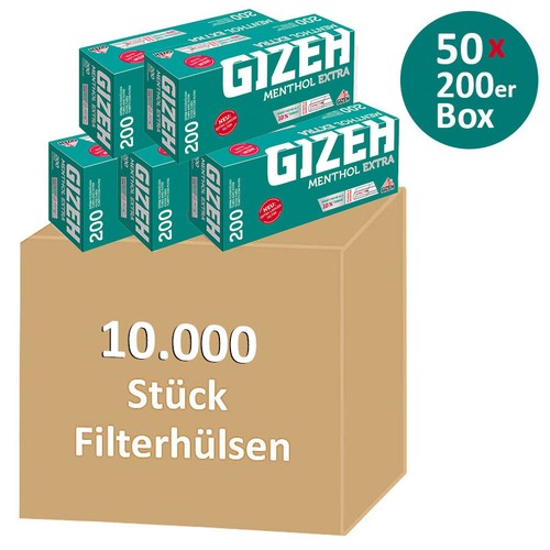 10000 stück gizeh menthol - 10000,