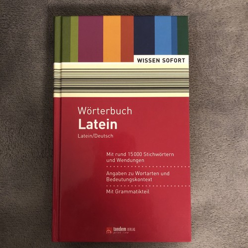 Wörterbuch latein wissen - wörterbuch,