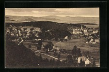 Ansichtskarte Jonsdorf, Blick von den Mühlsteinbrüchen 1917 