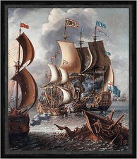 Sea fight with barbary - fight,