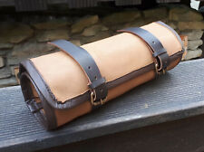 echt LEDER Lenker WERKzeug Roll TASCHE Toolbag Rolle Schweizer Armee 1943