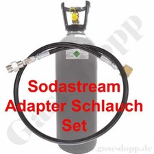 Sodastream Schlauch Adapter Set 10 kg CO2 Flasche 2,5 m Schlauch Made in Germany