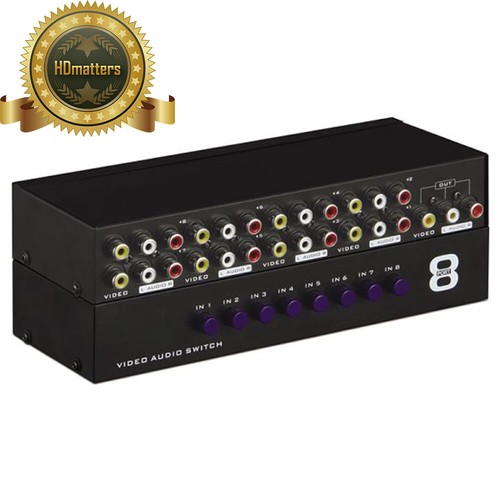 Port audio video rca 8 - 8, av