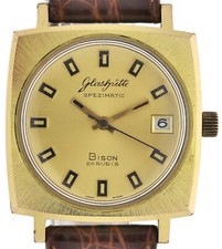 GUB Glashütte Spezimatic Bison Kal. 75 Automatic Herren Vintageuhr 70er Jahre