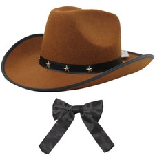 BRAUNER COWBOYHUT MIT NIETEN