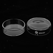 Labor-Petrischale Glas-Sterilzelle / Pflanzengewebekulturschale mit Deckel