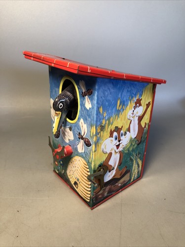Lbz blech spielzeug vogelhaus - blech-spielzeug,