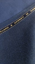 Holland & Sherry Dark Navy Solid ROYAL MILE 1976 Wollstoff Super 140’s 3.25 m